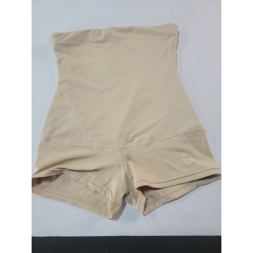 Self Expressions by Maidenform High Waist Boy Short‎ Shapewear Beige Small